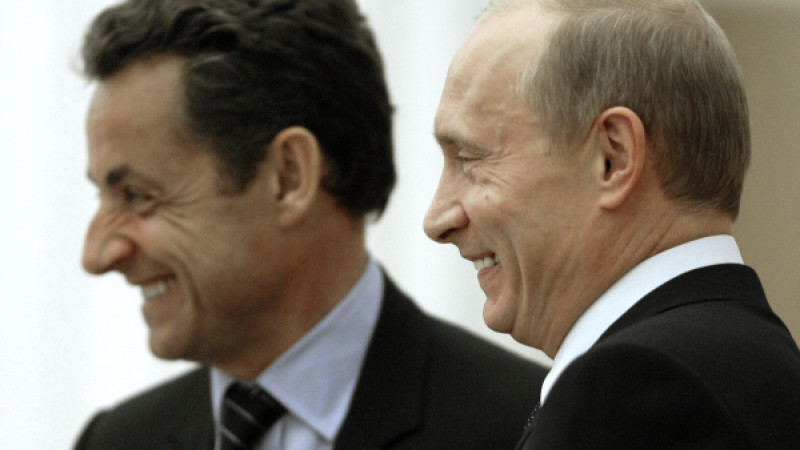 Николя Саркози и Владимир Путин. © РИА Новости