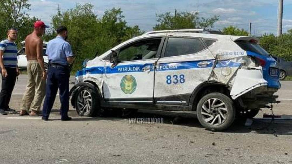 В ДТП с участием патрульного авто погиб ребенок в Костанайской области