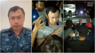 На начальника полиции Жезказгана напали во время беспорядков в Сатпаеве