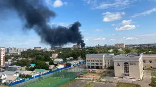 Пожар произошел в Нур-Султане