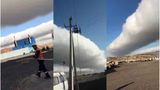 Облака необычной формы удивили жителей Карагандинской области