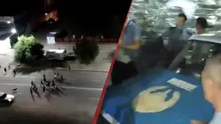 Беспорядки в Сатпаеве: МВД опубликовало видеохронику событий