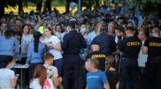 В центр Минска стянули военную технику, прошли задержания