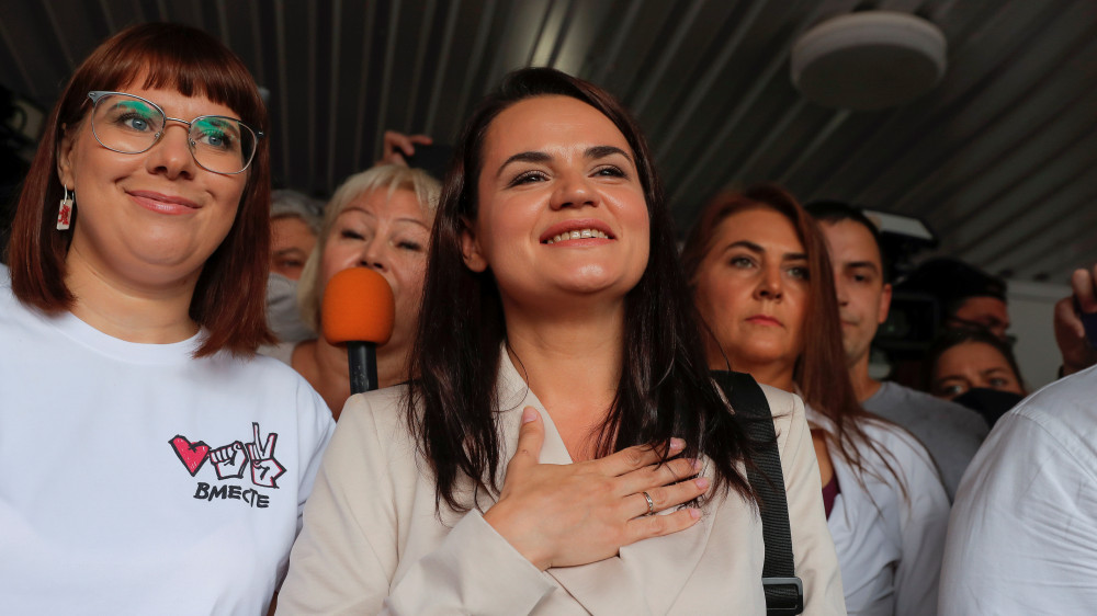 Тихановская назвала себя победителем выборов в Беларуси