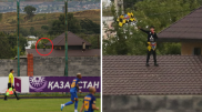 "Самого преданного фаната футбола" сфотографировали в Талгаре