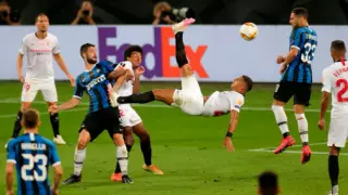 Гол ударом через себя сделал "Севилью" победителем Лиги Европы