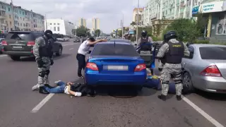 Видео задержания барсеточников в Нур-Султане прокомментировали в полиции