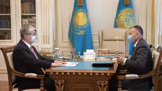 Токаев принял главу ЦИК Имашева