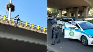 Охранник отговорил алматинку от самоубийства