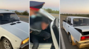 Погоня павлодарских полицейских за пьяным водителем попала на видео