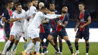 Массовой дракой завершился матч ПСЖ с "Марселем"