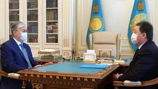 Мамин отчитался перед Токаевым