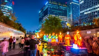 100 лучших туристических мест для посещения в ночное время в Южной Корее