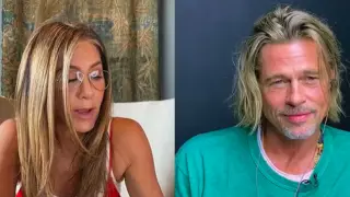 Бред Питт и Дженифер Энистон воссоединились на онлайн-встрече