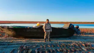 Браконьеры наловили осетровых на 100 миллионов тенге в Каспии