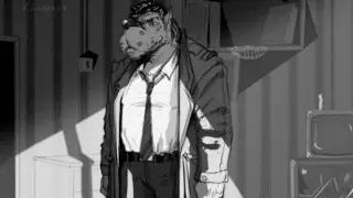 "Ну, погоди!" нарисовали в стиле "Города грехов"