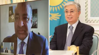 Токаев провел совещание с Чакрабарти