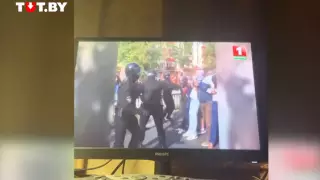 Хакеры прервали выпуск новостей на белорусском ТВ кадрами с протестов