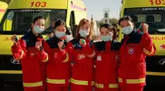 В Атырау ко Дню города медикам вручили 22 машины скорой помощи