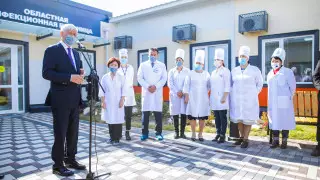 Новую инфекционную больницу открыли в Талдыкоргане