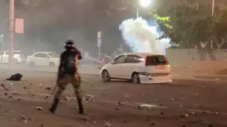 Двух силовиков закидали камнями в Бишкеке - Минздрав Кыргызстана