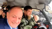 Кадыров прокатился по улице Назарбаева в Грозном за рулем "Волги"