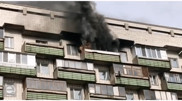 "Гармошка" загорелась в Караганде