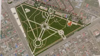 Скейт-площадки, гамаки и корты: появились эскизы обновленного парка "Жеруйык" в Нур-Султане