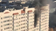 Квартира в жилом доме горит в Нур-Султане