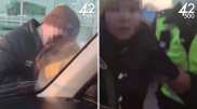 Целовавшуюся на капоте пару доставили в полицию Нур-Султана