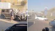 Водитель Gelandewagen погиб в ДТП на ВОАД в Алматы