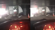 Третье ДТП за 3 месяца произошло под мостом у "Астана Опера" в Нур-Султане