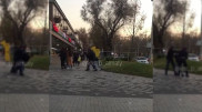 Мужчина ударил полицейского на Арбате в Алматы