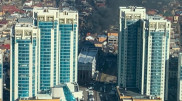 Пожар в центре Нур-Султана: дым виден из разных точек столицы