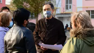 Сагинтаев держит на контроле ситуацию в микрорайоне Зердели