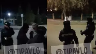 Драку с патрулем Нацгвардии сняли на видео в Павлодаре