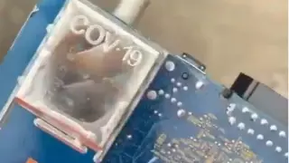 Надпись COV-19 на "5G-передатчике" прокомментировал разработчик