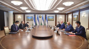 Скляр с официальным визитом посетил Узбекистан