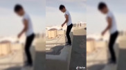 Подростки сняли на видео опасный трюк на крыше высотки в Актау