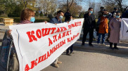 После митинга дольщиков в Актау задержали застройщика