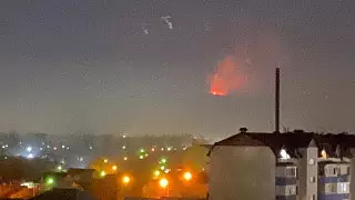 Ночной пожар в горах потревожил алматинцев