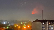 Ночной пожар в горах потревожил алматинцев