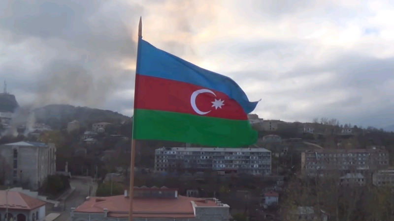 Кадр видео минобороны Азербайджана