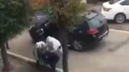 Видео "избиения" мужчины дезинфекторами рассылают казахстанцы