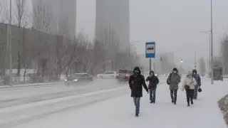 Снегопад в Нур-Султане: 100 ДТП произошло на дорогах столицы