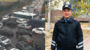"Сигналили и благодарили" - полицейский из Шымкента о вирусном видео