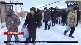 В "поселке-призраке" Алматинской области топят снег из-за отсутствия воды