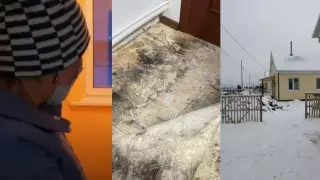 "Дәретханада түнедік". Солтүстікке қоныс аударғандар әкімдік салып берген үйдің сын көтермейтінін айтты