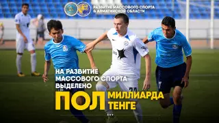 Полмиллиарда тенге выделят на развитие массового спорта в Алматинской области
