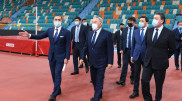 Назарбаев посетил новый легкоатлетический комплекс в Нур-Султане